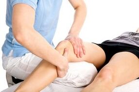 Massage sessions for joint arthrosis
